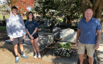 Children and Teenagers Graves Inspire Students